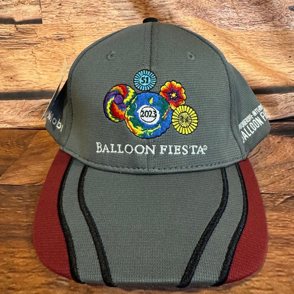 Fiesta Hat 2023 Albuquerque International Balloon Fiesta Sponsor Men's Cap Grey